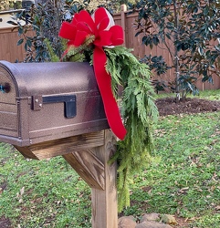 Holiday Mailbox Swag Small from Martha Mae's Floral & Gifts in McDonough, GA