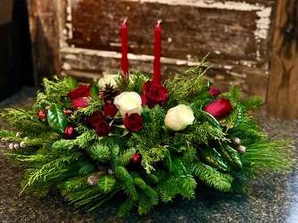 Christmas Centerpiece from Martha Mae's Floral & Gifts in McDonough, GA