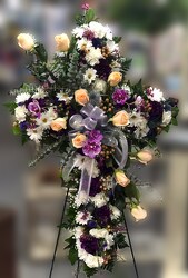 Cross of Many Colors  from Martha Mae's Floral & Gifts in McDonough, GA