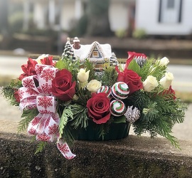 Thomas Kinkade's Hero's Welcome Bouquet from Martha Mae's Floral & Gifts in McDonough, GA