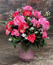 Peony Silk Bouquet from Martha Mae's Floral & Gifts in McDonough, GA